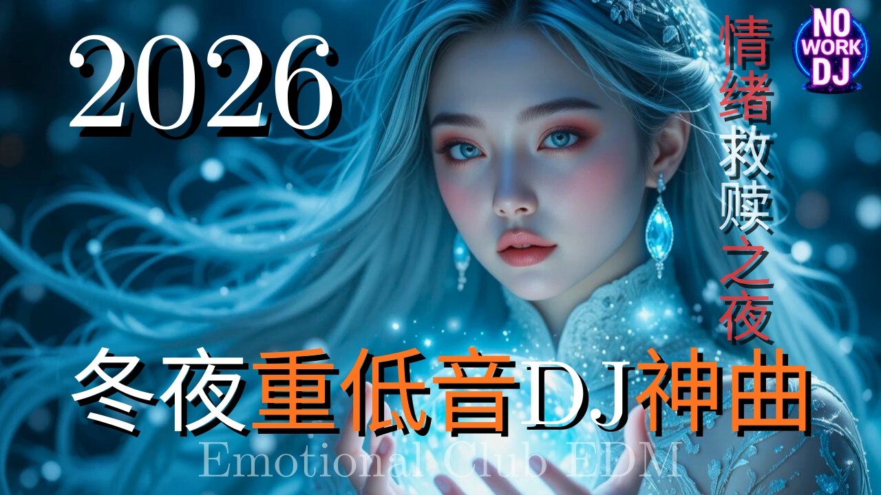 冬夜重低音DJ神曲 2026｜情绪EDM救赎之夜 • 零下的拥抱 EP • 夜驾低音串烧 • Emotional Club EDM & Chinese DJ Remix