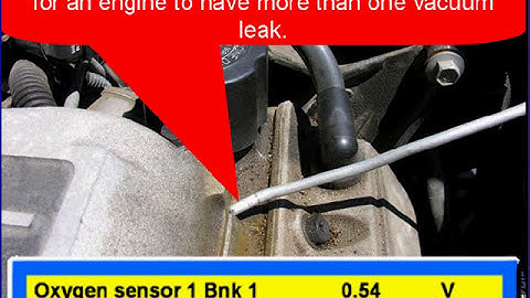 46 Ford Diagnostics: Engine Mechanical Tests - Vacuum Leak Test