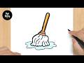 #954 How to Draw a Mop - Easy Drawing Tutorial