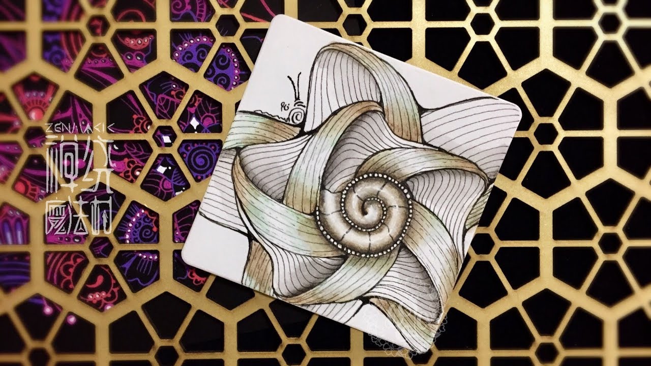 Zentangle 禪繞畫 禅绕画 頭腦瑜伽 