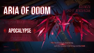 Appearance Boon Event: Aria of Doom
Get ready for the Torchlight: Infinite New Season - Cube of Rapacity, starting on May 9th! 🔥
Advanced Back Accessory: Apocalypse
The world has no beginning, and the Aember will bring another end! Appearance Boon Event: Aria of Doom