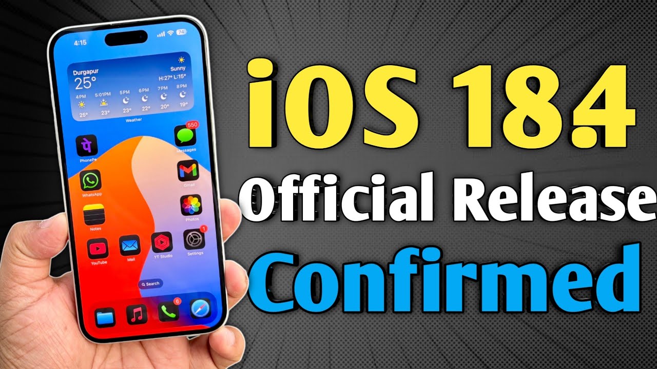 iOS 18.4 Official Release Date Confirmed | iOS 18.4 beta 2 - YouTube