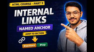 Anchor tags in HTML and internal link | HTML Full course in 2026