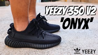 Triple Black! Yeezy 350 v2 'Onyx' | Review & On Feet