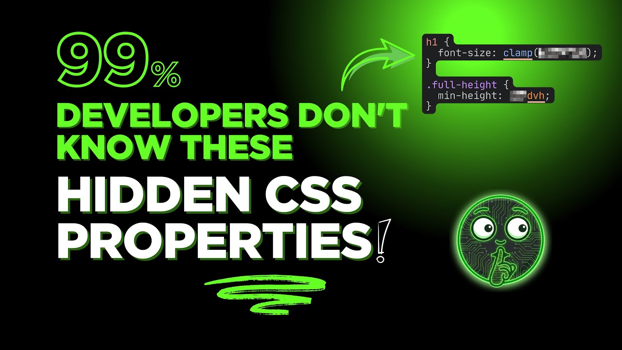 Hidden CSS Properties! (dvh, clamp & More in 7 minutes) 🤫 - YouTube