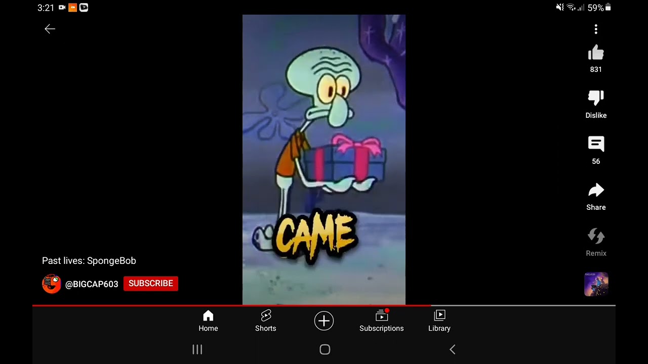 Pastlives spongebob