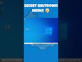 Unlock the SECRET Shutdown Menu! 🤫 #Shorts #Windows10
