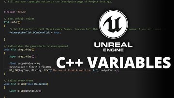 How to Use Variables in C++ in Unreal Engine 5 - Beginner Tutorial