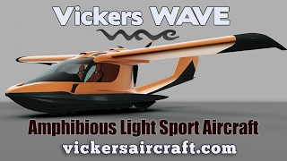 Vickers Wave amphibious light sport aircraft, by Vickers Aircraft.