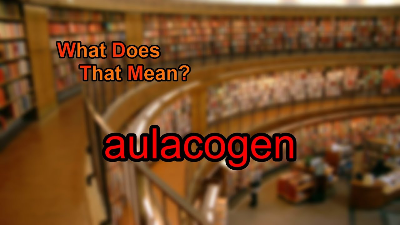 What does aulacogen mean? - YouTube