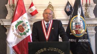 Saludo Presidente de la Corte Suprema a la CSJ de Tacna
