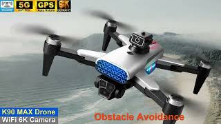 K90 MAX Obstacle Avoidance 6K Brushless Drone – Just Released !