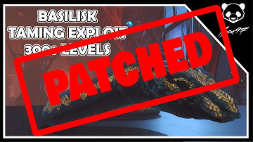 *Patched* Basilisk Taming Exploit | ARK: Survival Evolved