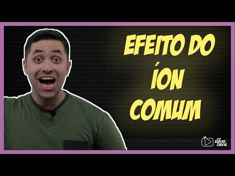 Vídeo: Como você calcula a solubilidade com efeito de íon comum?