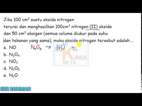 Konsep Mudah Menentukan Rumus Suatu Senyawa Oksida Nitrogen Kimia Sma Youtube Konsep Mudah Menentukan Rumus Suatu Senyawa Oksida Nitrogen Kimia Sma Youtube
