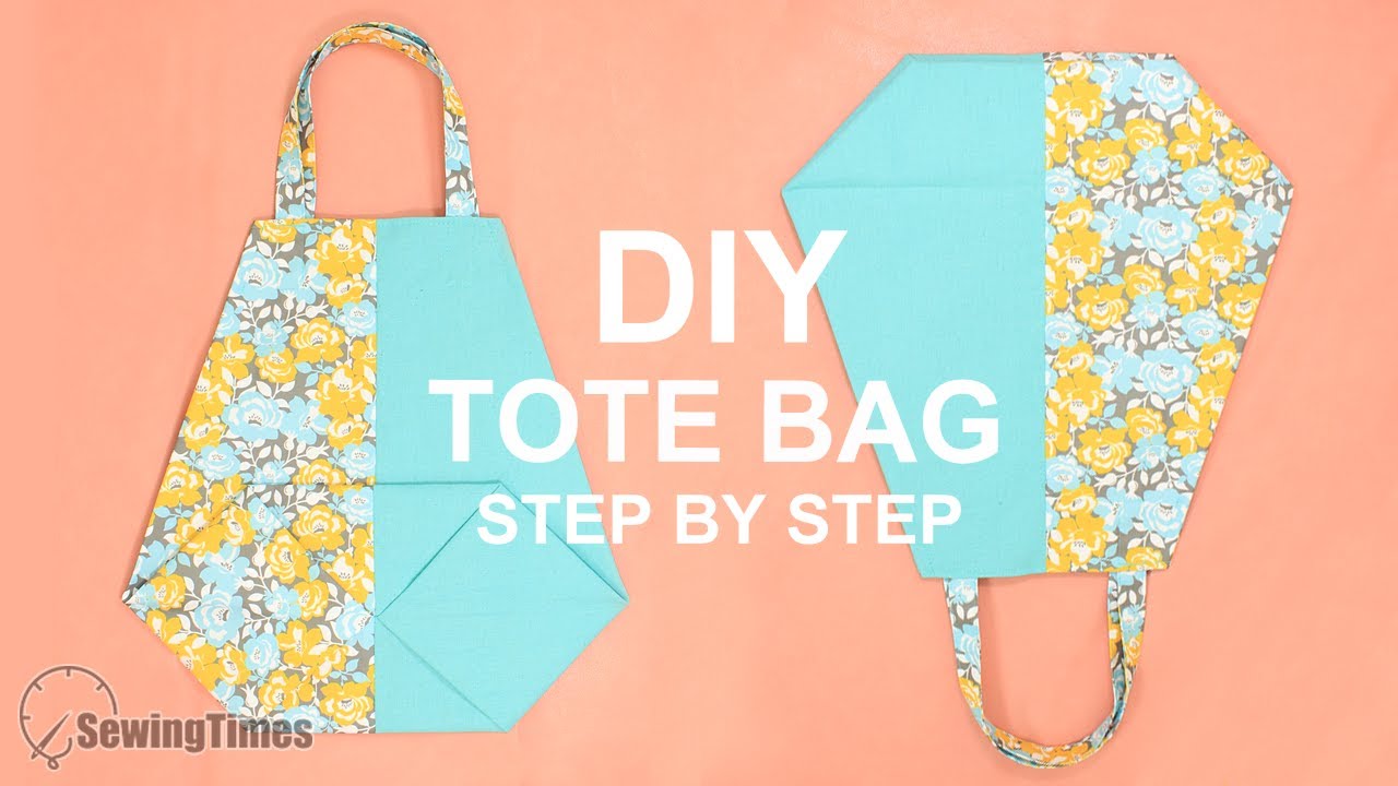 DIY COOL DESIGN BAG TUTORIAL | Tote Bag Shopping Bag Easy Step by Step ...