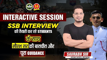 Interactive Session of SSB Aspirants with Saurabh Sir | Tips to get Recommended in SSB | MKC