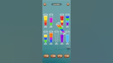 Water color sort level 13 #androidgameplay #watersortpuzzle #shorts