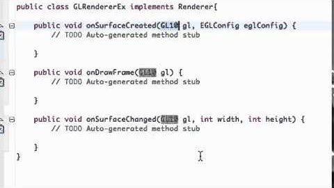 Android Application Development Tutorial   169   OpenGL Renderer Basics