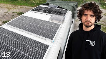 Installing Solar Panels on a Van | Mercedes Sprinter Van Conversion #13