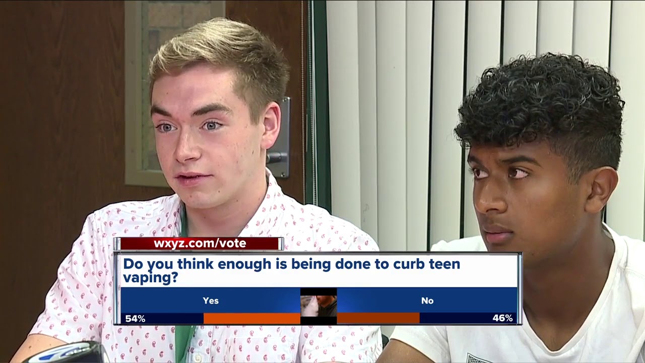 tv kanalları Hear from Michigan teens weighing in on vaping