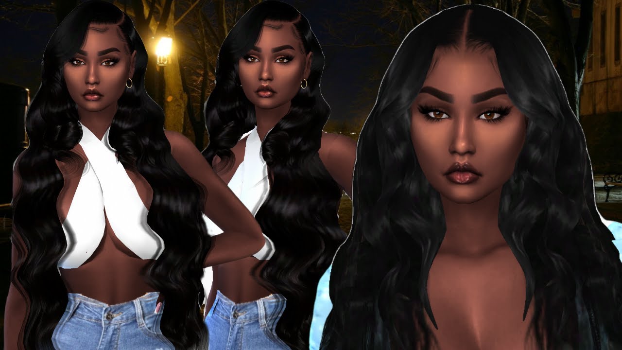 BADDIE NEXT DOOR | The Sims 4 CREATE A SIM + CC LINKS | MELANIN SIMS