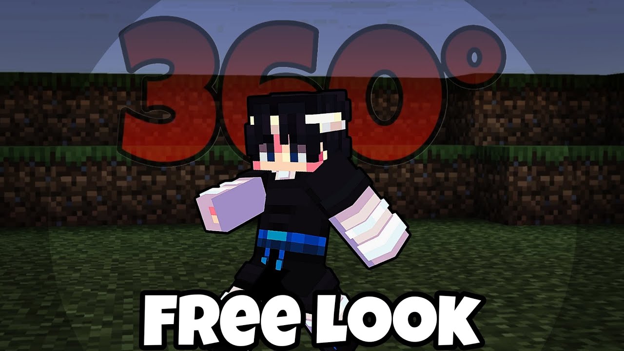 Free look mod for Minecraft PE without file....... - YouTube