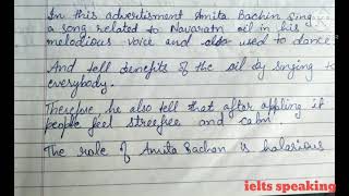 #ieltsspeaking #englishimprove  'Describe an advertisement that you remember'