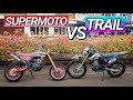 SUPERMOTO VS TRAIL DI TANJAKAN TANAH