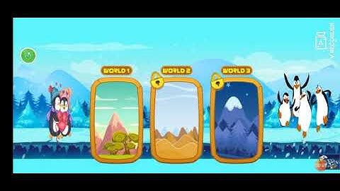 Penguin Adventure Android Game **Source Code Unity**