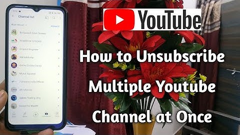How to Unsubscribe Multiple Channels at Once | Youtube Par Ek Sath Sabhi Channel Ko Unsubscribe Kare