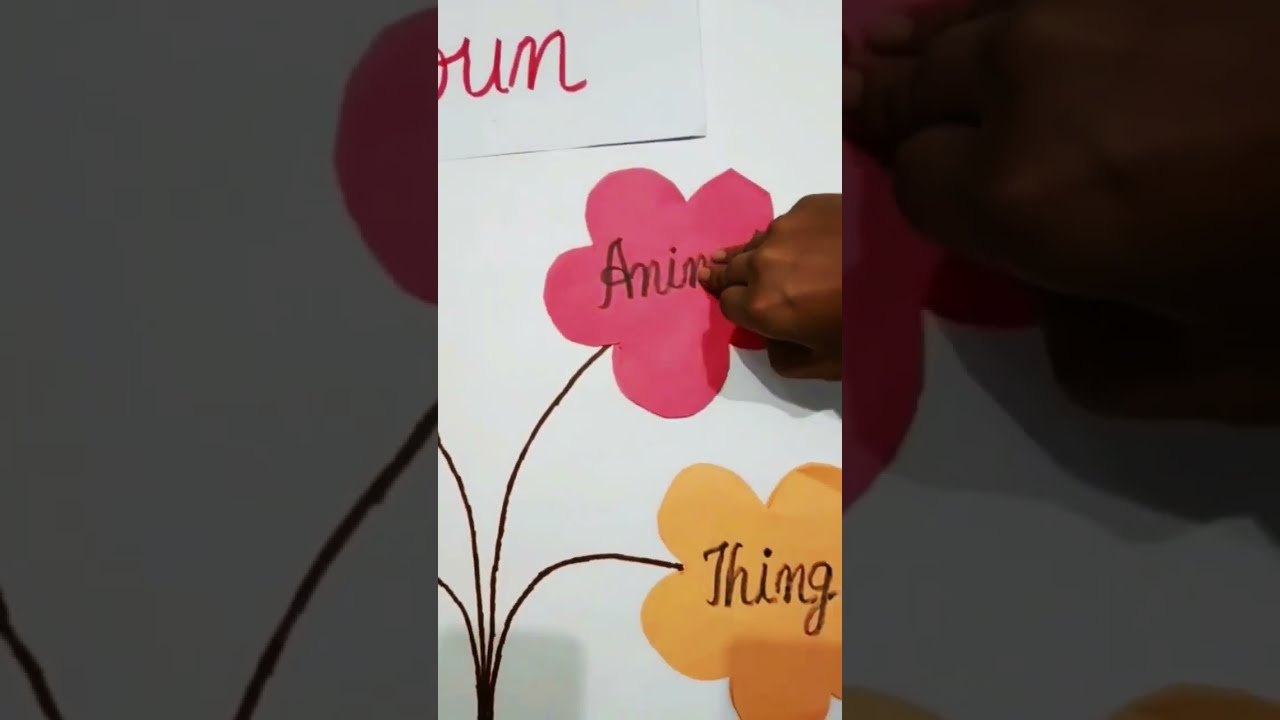 Grammer Teaching Aid Noun Chart B Ed Practical Youtubeshorts