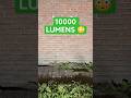 10000 Lumens Cordless Construction Floodlight Night Test