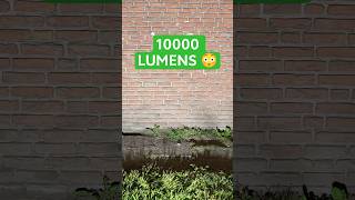 10000 Lumens Cordless Construction Floodlight Night Test