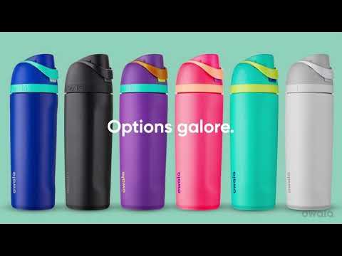 Owala FreeSip Insulated Stainless Steel Water Bottle with Straw for Sports  and Travel, BPA-Free, 32oz, Dreamy Field