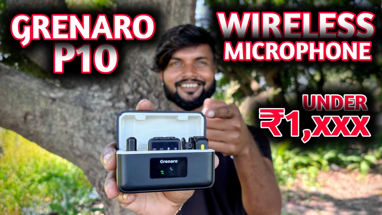 Best Mic For YouTube 2025 | Grenaro P10 Wireless Mic Review | Best Budget Wireless Mic For YouTube