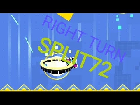 Right Turn by Split72 [Daily level] Geometry dash - YouTube