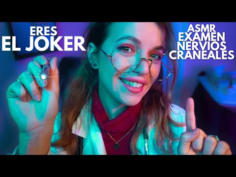 ASMR Harley Quinn  + Joker + Examen de Nervios Craneales 🃏 asmr roleplay doctora