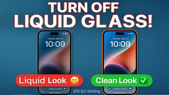 How to Turn Off Liquid Glass on iPhone (Turn Off Transparency)