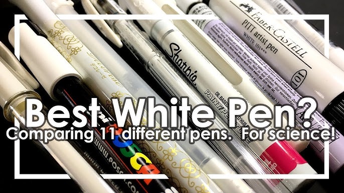 White Pens and Markers Comparisons For Cards - REVIEW 