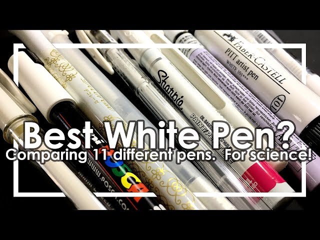 Best (and Worst) White Pens for Drawing: The Ultimate White Pen Test!