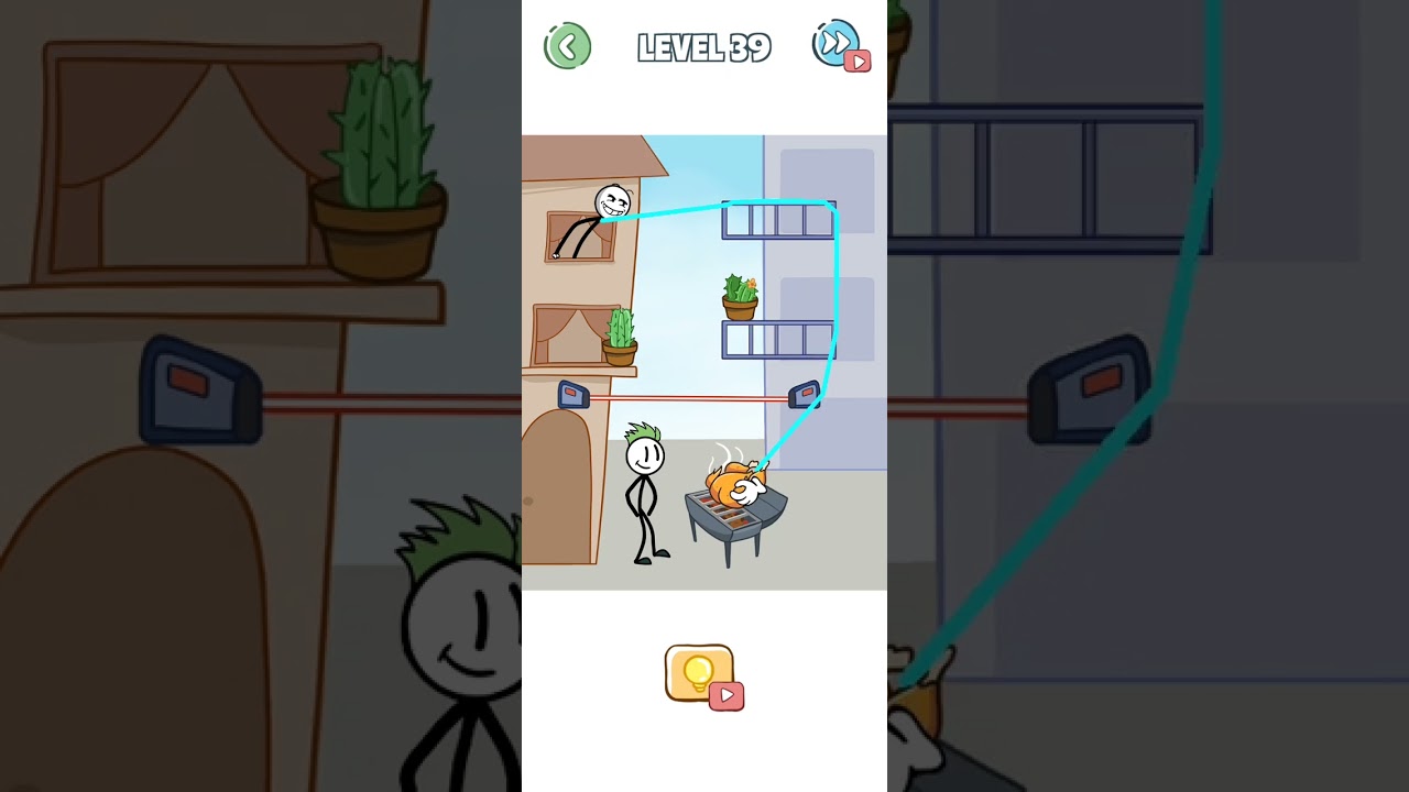 Thief Troll Level 39 Stickman Robber Short Video 