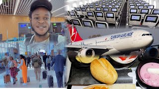This is for first time Travelers …Flying Turkish Airline from Instanbul Turkey🇹🇷-Accra Ghana 🇬🇭OGIDI