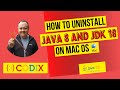 Uninstalling Java 8 & JDK 18 on MacOS