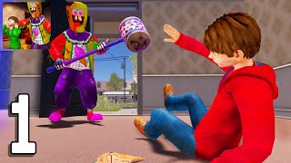 Crazy Ice Scream Clown Freaky Clown Horror Neighbor Level 1 - 5 Gameplay Walkthrough Part 1 screenshot 2