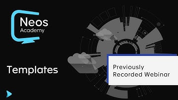 Neos Academy June 2025: Templates