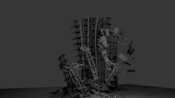 Blender 3D - Collapse Building