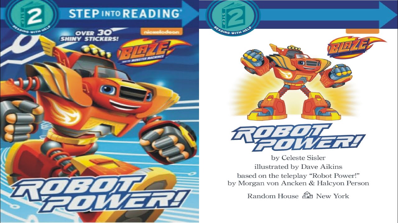 Blaze and the Monster Machines - Robot Power - Read aloud story - YouTube