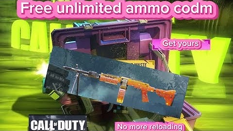 How To Get free Infinite Ammo Attachment:In COD Mobile 🔥 No More Reloading