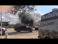 Truck on fire at san felipe and fountainview aug 12 2014 in houston tx